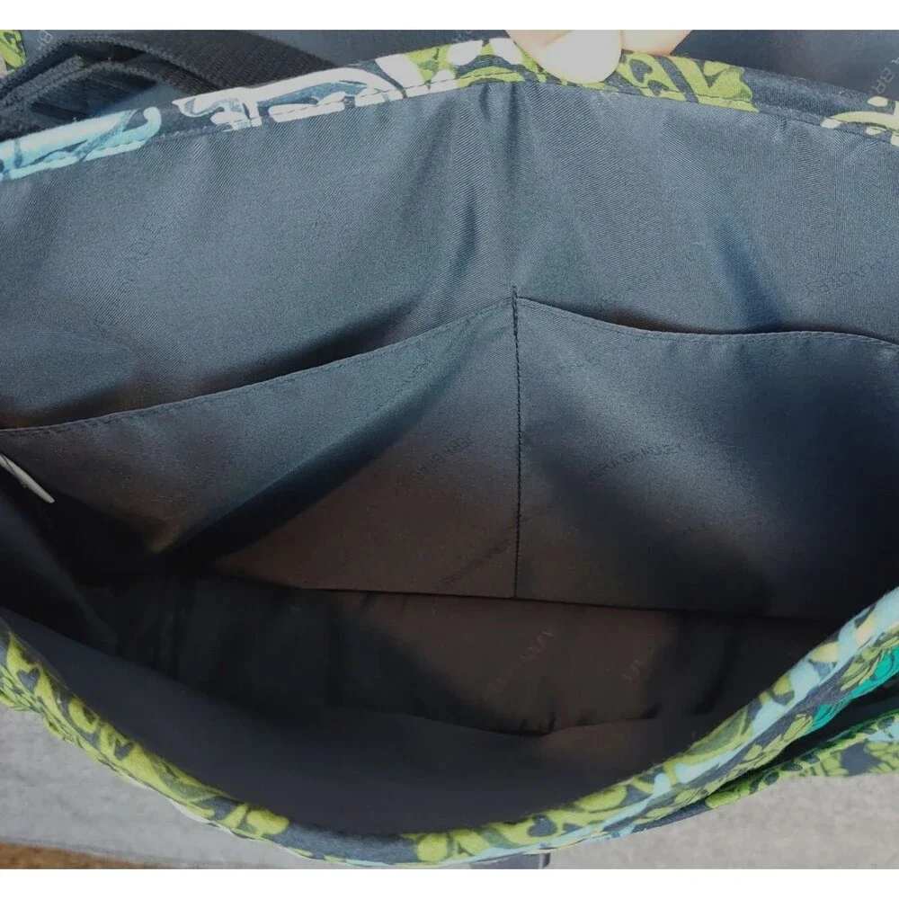 Vera Bradley Essential Messenger Bag Caribbean Seas Retired Pattern